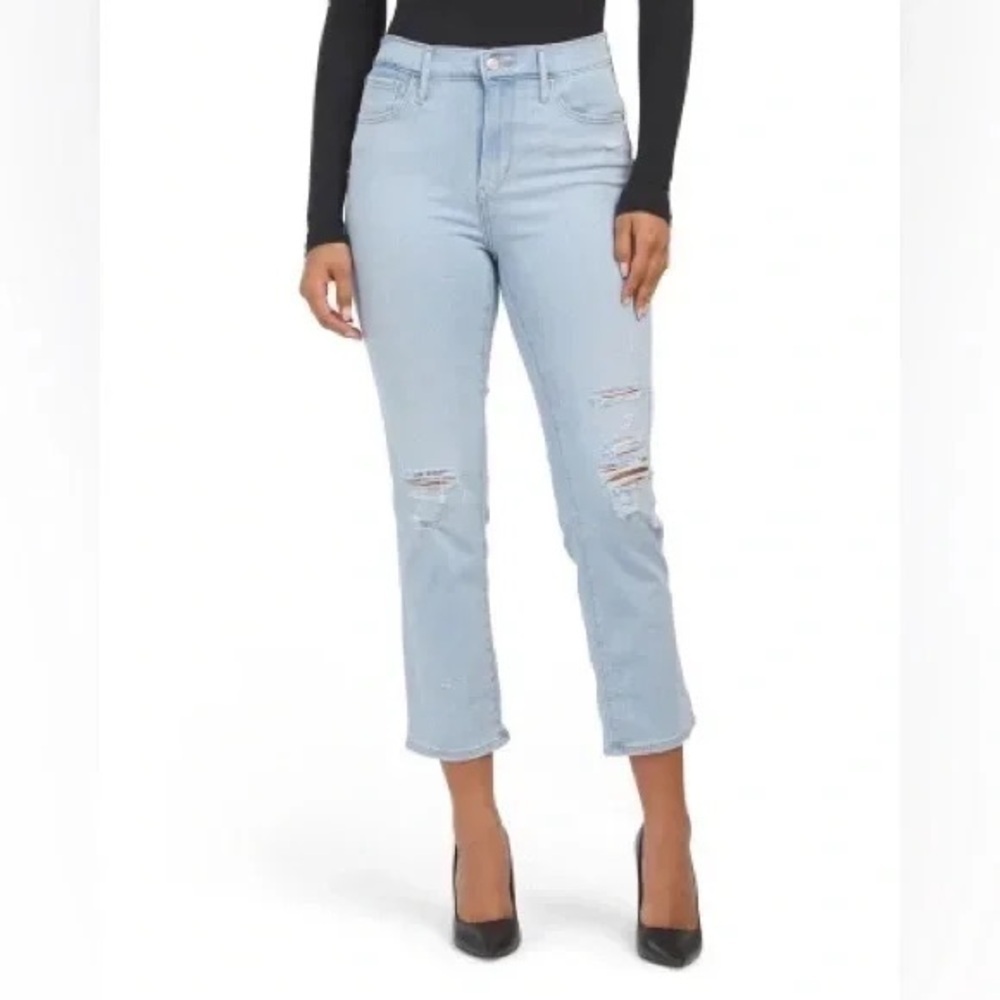 LEVIS | High Rise Straight Crop Tribeca Moon Jeans Size 29